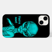 Coques Case-Mate iPhone Mauvais Alien, Tu es le prochain ! (Verso (horizontal))