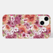 Coques Case-Mate iPhone Mauve Peach Purple Floral Folio (Verso (horizontal))