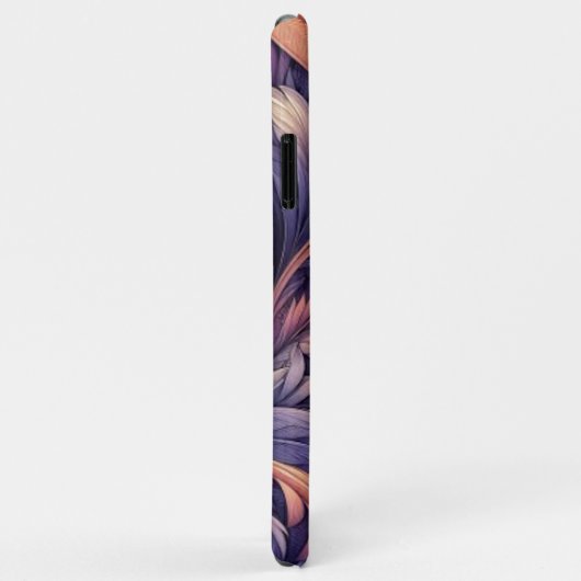 Coques Case-Mate iPhone Mauve Taupe violet rose violet Motif de marguerite (Dos/Droite)
