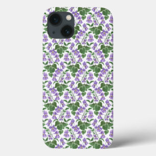 Coques Pour iPhone Mauve Violets sur White Floral iPhone 6 Xtreme Coq