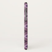 Coques Case-Mate iPhone Mauve zigzag stripes (Dos/Gauche)