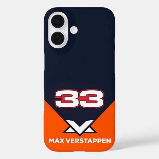 Coques Case-Mate iPhone Max Verstappen 33 F1 Racing (Verso)