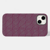 Coques Case-Mate iPhone Mazages gris Art déco (Verso (horizontal))