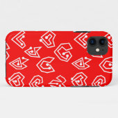 Coques Case-Mate iPhone Mazes de la Saint Valentin blanche (Dos (Horizontal))