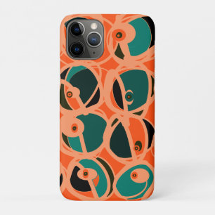 Case-Mate iPhone Case MAZIPOODLES Je vois l'oeil orange sarcelle noir