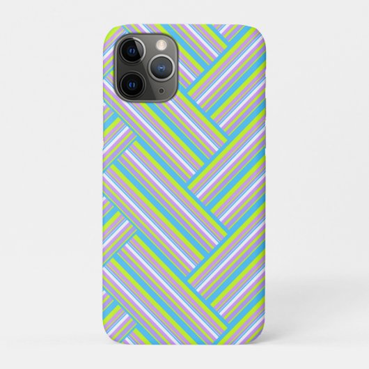 Coques Case-Mate iPhone MAZIPOODLES Rayures Spaghetti 54 Chevron (Dos)