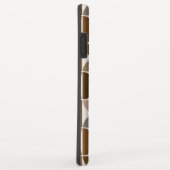 Coques Case-Mate iPhone MCM Semi-cycles Browns+Cream Big Motif (Dos/Droite)