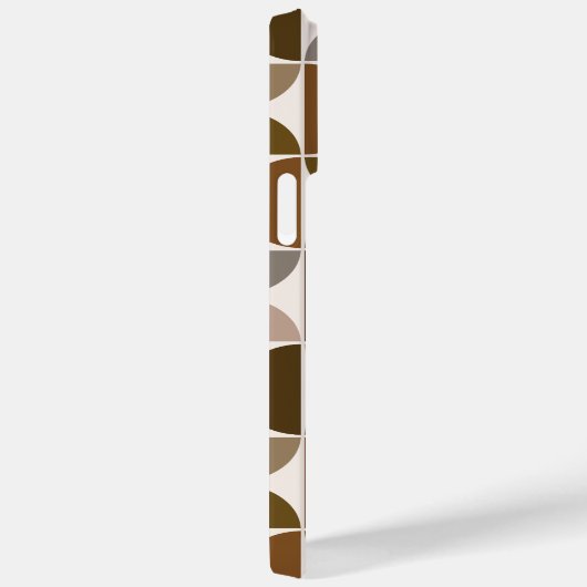 Coques Case-Mate iPhone MCM Semi-cycles Browns+Cream Big Motif (Verso / Droite)