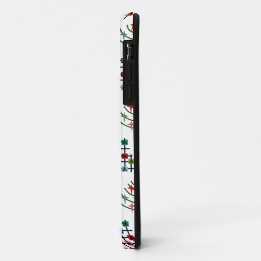 Coques Case-Mate iPhone MCM Xmas Trees (Dos/Gauche)