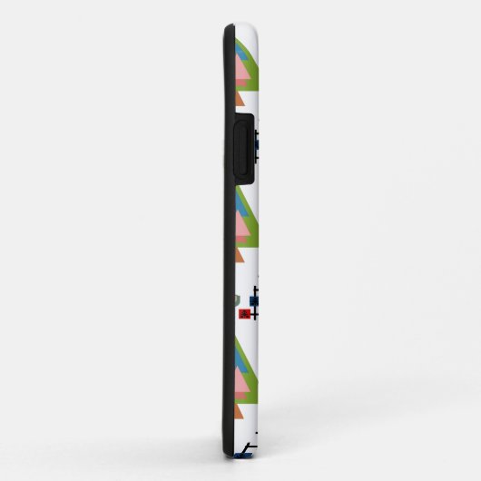 Coques Case-Mate iPhone MCM Xmas Trees (Dos/Droite)