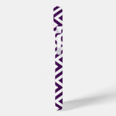 Coques Case-Mate iPhone Meandre violet et blanc (Verso / Gauche)