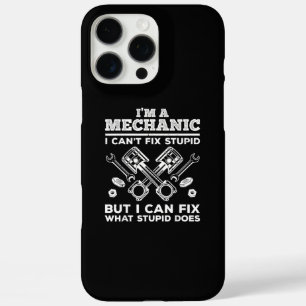 Coques iPhone 16 Pro Max Mécanicien drôle pour papa homme voiture auto dies