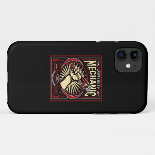 Coques Case-Mate iPhone mécanicien lourd (Dos (Horizontal))