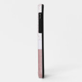 Coques Case-Mate iPhone Mèches et rayures florales roses avec le (Dos/Gauche)