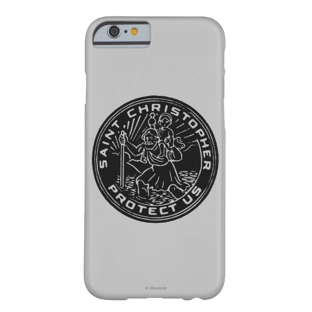 Coques Case-Mate iPhone Médaille de Christopher de saint (Dos)
