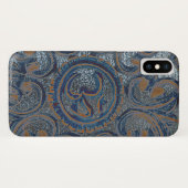 Coques Case-Mate iPhone Médaille de Yoga Zen Bleu OM Aum Mantra Ajna (Dos (Horizontal))
