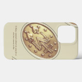 Coques Case-Mate iPhone médaille miraculeuse (Verso (horizontal))