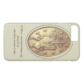 Coques Case-Mate iPhone médaille miraculeuse (Dos (Horizontal))
