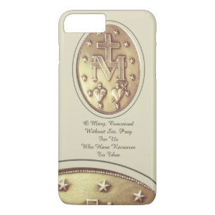 Coque iPhone 7 Plus médaille miraculeuse