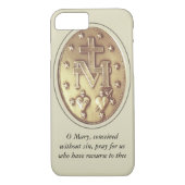 Coques Case-Mate iPhone médaille miraculeuse (Dos)