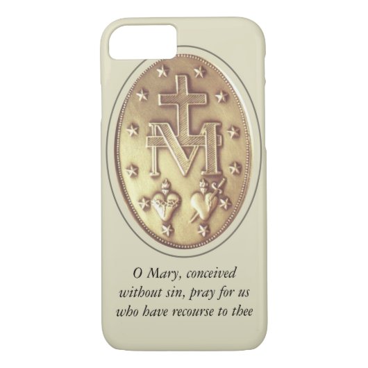 Coques Case-Mate iPhone médaille miraculeuse (Dos)
