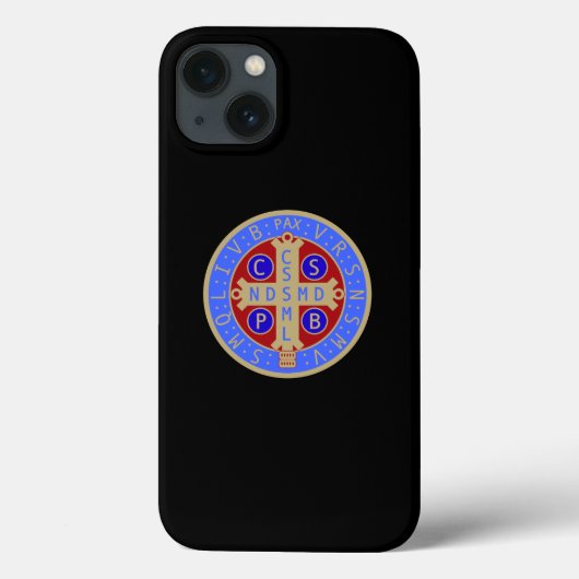 Coques Case-Mate iPhone Médaille ou croix de saint Benoît (Verso)