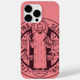 Coque Pour Pour iPhone 14 Pro Max Médaille Symbole de Saint Benoît Minimaliste Art