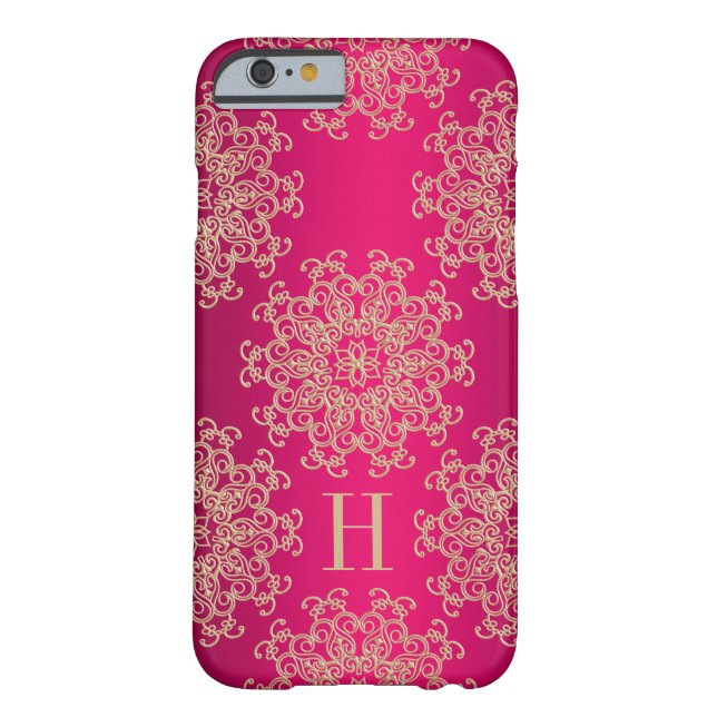 Coques Case-Mate iPhone Médaillon exotique décoré d'un monogramme de (Dos)