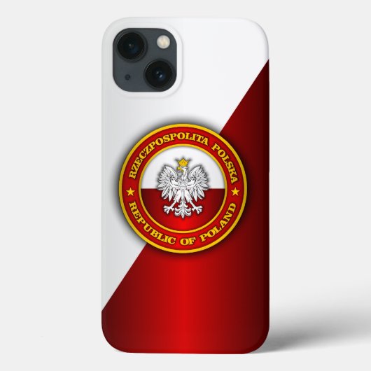 Coques Case-Mate iPhone Médaillon polonais (Verso)