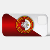 Coques Case-Mate iPhone Médaillon polonais (Verso (horizontal))