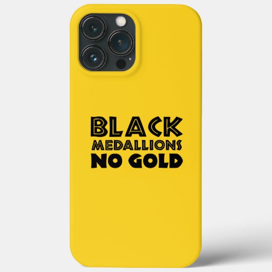 COQUES Case-Mate iPhone MÉDALLIONS NOIRES PAS D'OR (Verso)