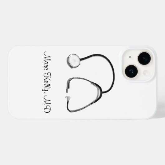 Coques Case-Mate iPhone Médecin stéthoscope Infirmière MD 4Mark (Verso (horizontal))