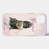 Coques Case-Mate iPhone Médecine belge du coeur du chien de berger (Verso (horizontal))