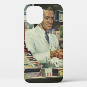 Case-Mate iPhone Case Médecine vintage, pharmacien et fille à la pharmac