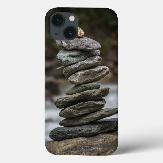 Coques Case-Mate iPhone Méditation de la tour de pierre (Verso)