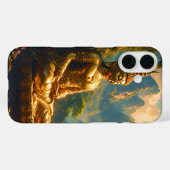 Coques Case-Mate iPhone Méditation dorée dans les sommets thaïlandais (Verso (horizontal))