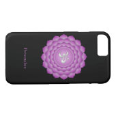 Coques Case-Mate iPhone Méditation violet Couronne Chakra Zen Personnalise (Dos (Horizontal))