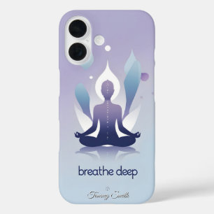 Coques iPhone 16 Méditation zen - Respirer le design profond