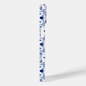 Coques Case-Mate iPhone Mediterranean Tile Blue & White (Verso / Droite)