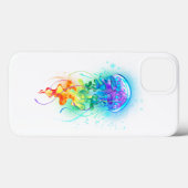 Coques Case-Mate iPhone Méduse arc-en-ciel (Verso (horizontal))