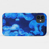 Coques Case-Mate iPhone Méduse bleue sous l'eau (Dos (Horizontal))