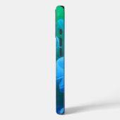 Coques Case-Mate iPhone Méduse Cool Dégradé Vert Bleu (Verso / Gauche)