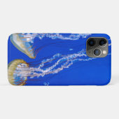 Coques Case-Mate iPhone méduse dans l'eau bleue (Dos (Horizontal))