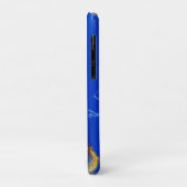 Coques Case-Mate iPhone méduse dans l'eau bleue (Dos/Gauche)