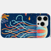 Coques Case-Mate iPhone méduse marine/plage/côtière (Verso (horizontal))