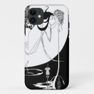 Coques Pour iPhone Méduse - Solome Audbrey Beardsley noir et blanc