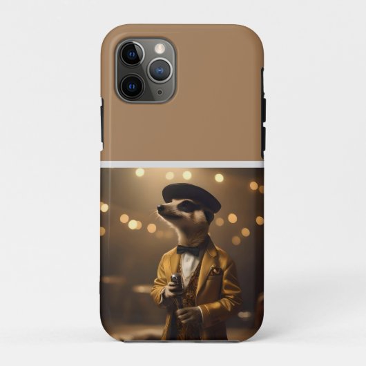 Coques Case-Mate iPhone Meerkat Sinatra, (Dos)