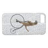 Coques Case-Mate iPhone Meerkat sur Black Penny Farthing (Dos (Horizontal))