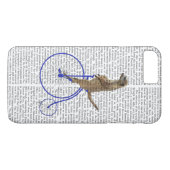 Coques Case-Mate iPhone Meerkat Sur Blue Penny Farthing (Dos (Horizontal))