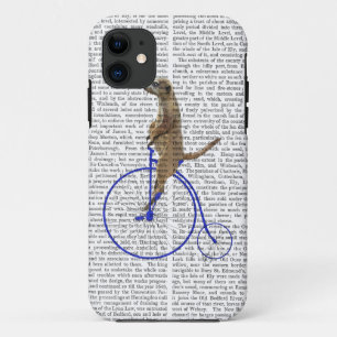 Etui iPhone Case-Mate Meerkat sur le quart de penny bleu de penny